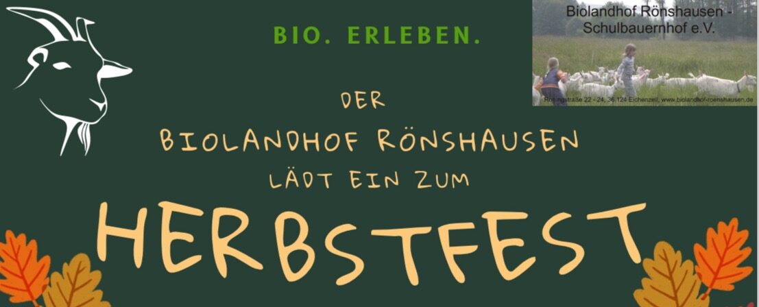 Flyer für das Herbstfest 2024